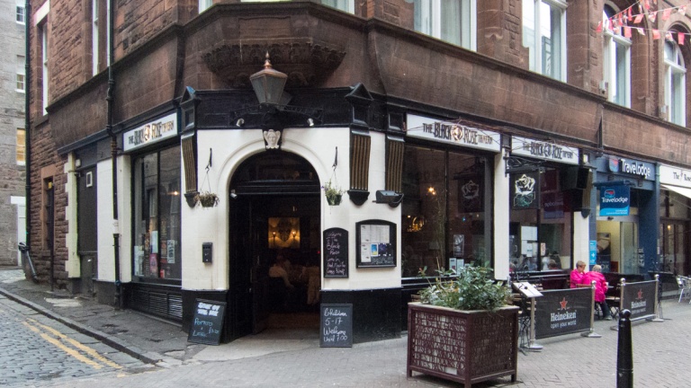 The Black Rose Tavern, Rose Street, Edinburgh (exterior) | Edinburgh Pubs